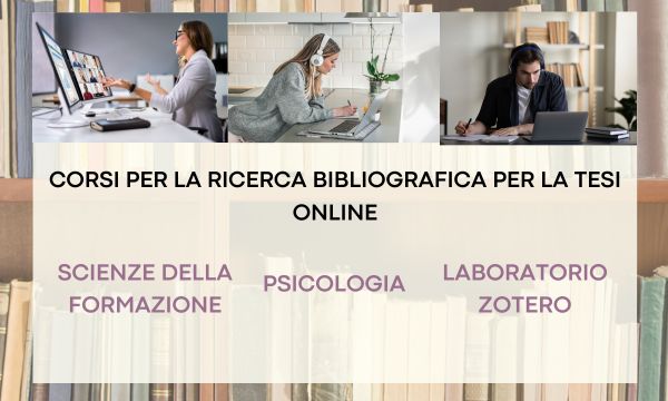 Aperte le iscrizioni ai corsi per la ricerca bibliografica organizzati dalla Biblioteca Umanistica.